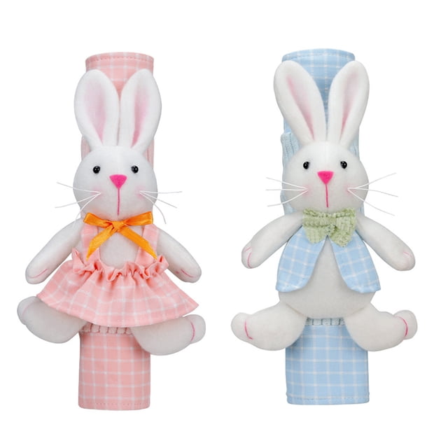 Refrigerator Handle Covers Set of 2, Easter Bunny Design Kitchen Appliance Handle Covers Washable for Fridge Oven Microwave, Decorative Protective Cover for Home Kitchen