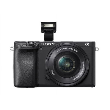 Sony a6400 ILCE-6400L - Digital camera - mirrorless - 24.2 MP - APS-C - 4K / 30 fps - 3x optical zoom 16-50mm lens - Wi-Fi, NFC, Bluetooth - black