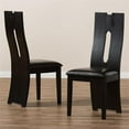 thumbnail image 6 of Baxton Studio Alani Dining Side Chair in Brown (Set of 2), 6 of 7
