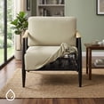 thumbnail image 2 of Sillón Individual Moderno, Color Beige + Madera Clara, Resortes de Nueva Tecnología, Homemake Furniture, 2 of 6