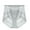 Gray, variant on Ashirexll High Waisted Underwear for Women, Ladies Underwear Panties, Floral Lace Mid Waist Tummy Control Hip Lifting Breathable Panties
