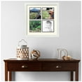thumbnail image 2 of ArtToFrames Collage Photo Picture Frame with 4 - 6x6" Openings, Framed in White with Brilliant White and Black Mats (CDM-3966-1592), 2 of 8
