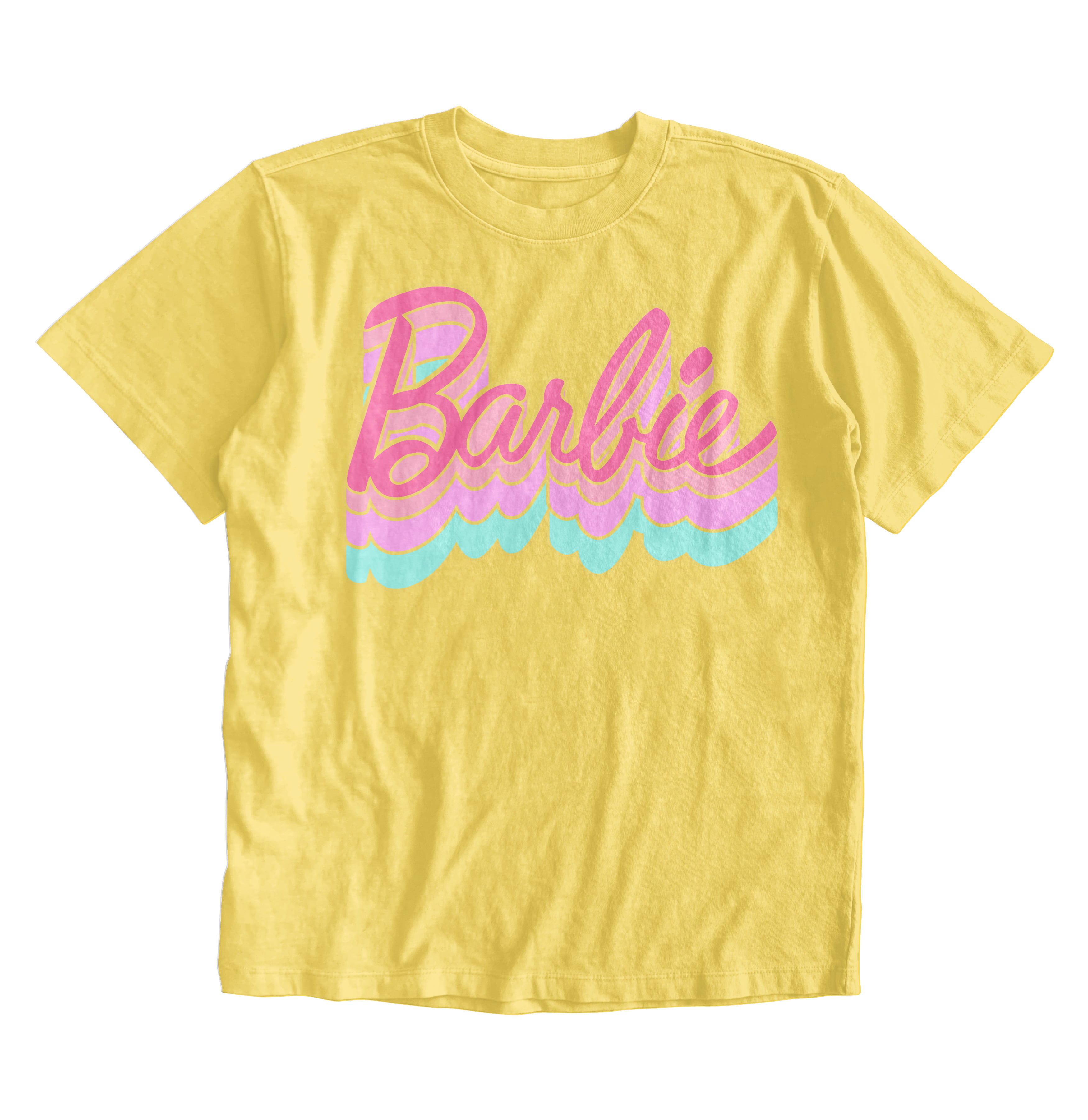 Isaac Morris Limited Barbie Cursive Logo Mens and Womens Short Sleeve T ...