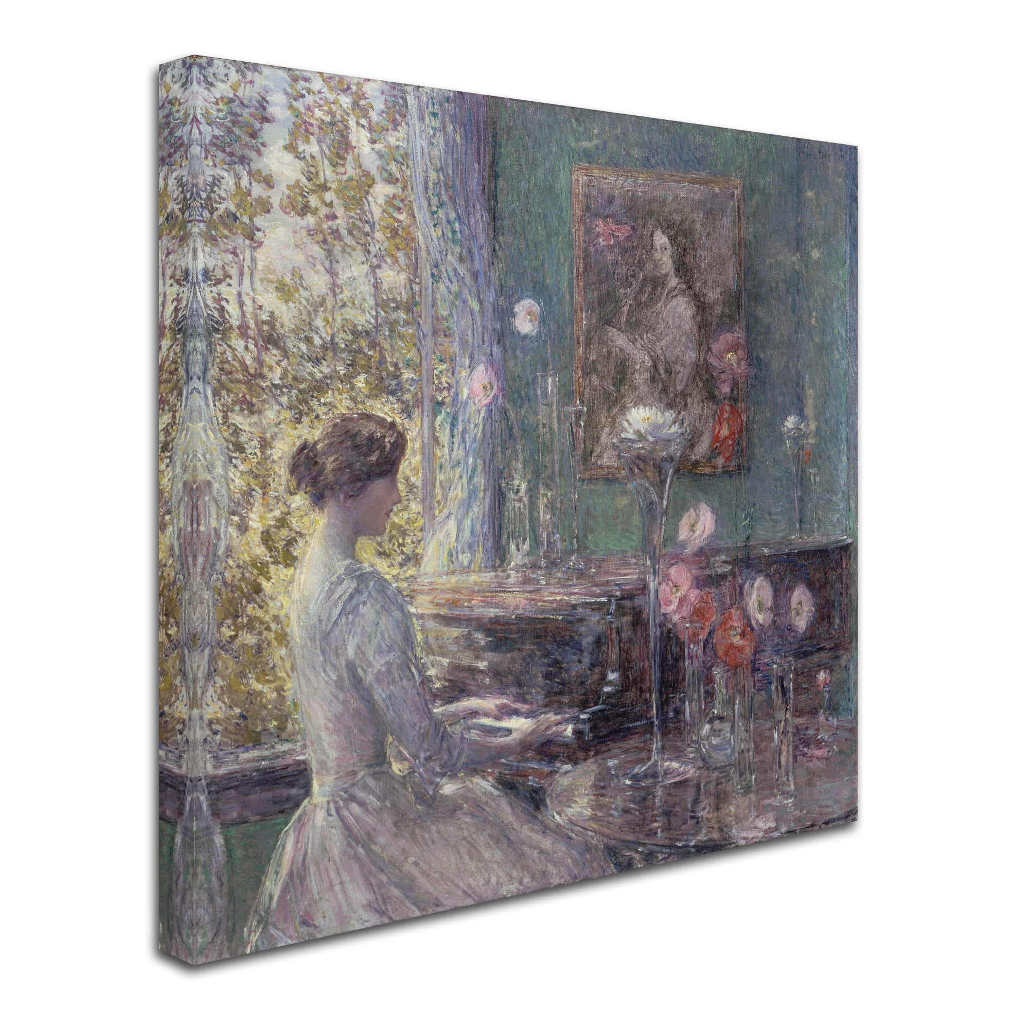 Childe Hassam 'Improvisation' Canvas Art