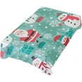 thumbnail image 5 of 60"x60" Christmas Snowman Tablecloth, Waterproof Washable Polyester Square Table Cover, Durable Tablecloth for Kitchen Dining Table Party Decor, 5 of 7