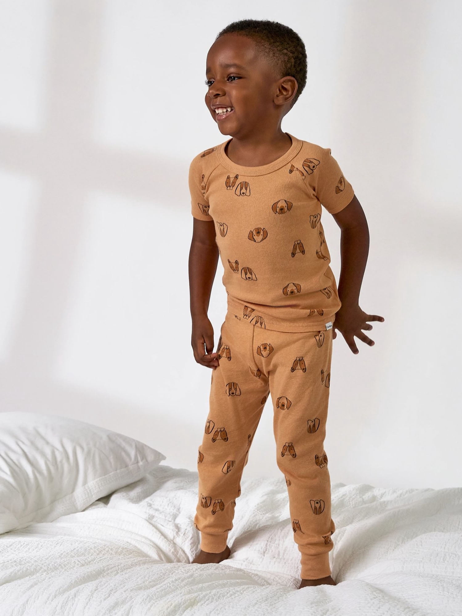 Gerber Baby and Toddler Neutral 2-Way Zipper Footed Unionsuits, 4-Pack, 0/3 Months - 5T
