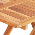 thumbnail image 6 of vidaXL Folding Bistro Table 23.6"x23.6"x25.6" Solid Teak Wood, 6 of 6