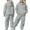 1-Grey935, variant on WOYY Girl's Sweatsuits California Print Hoodie Sweatpants Outfits Kids 2Pcs Set, Sizes 2-13