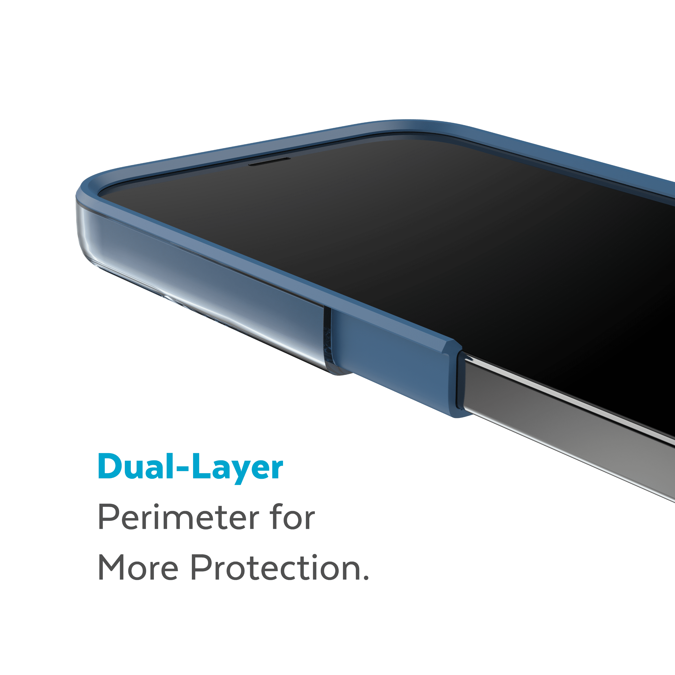 Speck iPhone 14 Plus GemShell with MagSafe Case in Glass Navy and Winter Navy