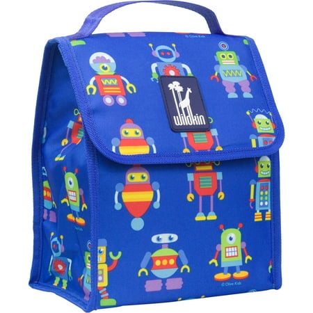 Olive Kids Robots Lunch Bag