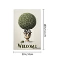 thumbnail image 4 of Amhnf Welcome Topiary Garden Flag For Home Outdoor Garden Yard Decor 12x18 inch, 4 of 5