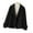 Black coat for women, variant on jtjvou Women Wool Coat Peacoat Jacket Thick Loose Double Breasted Pea Coat Woolen Winter Dressy Casual Fashion Overcoat Black L