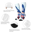 thumbnail image 6 of Lsque Cute Gnomes in USA Printed Crew Socks Men's Women's LightWeight Thin Casual Calf Socks ,Knee High Socks,Cotton Socks, 6 of 9