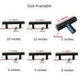thumbnail image 6 of 2~12 Inches Stainless Steel Black T-Type Drawer Cabinet Wardrobe Door Pull Handl Kitchen Handles Home Improvement Door Handles 2 Inches, 6 of 6