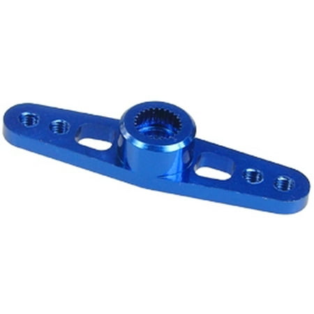 Futaba Crystal - Integy RC Toy Model Hop-ups 3RAC-HFD30/BU 3Racing 3.0mm Aluminium Double Servo Arm For Futaba - Blue