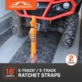 thumbnail image 2 of CargoSmart Ratchet Straps, 2-Pack, 2in. x 16ft., For E-Track and X-Track, 3,000-Lb. Capacity, 2 of 7