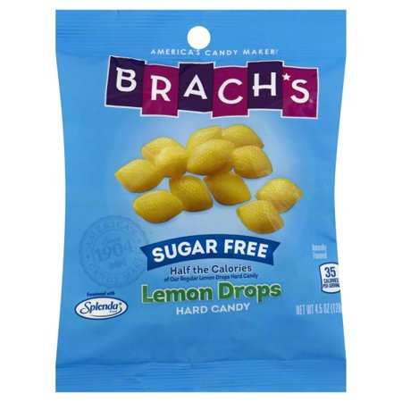 Brach's Sugar Free Lemon Drops Hard Candy 12 packs (4.5oz per pack