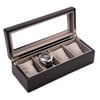 Black Wooden Watch Case - 11.25L x 4.5W x 3.25H in.