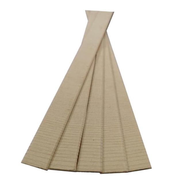 Milaget Set of 5 Spruce Wood Purfling Binding Inlay, Lining, Guitar Back, Center Strip