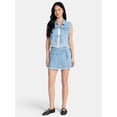 thumbnail image 2 of Madden NYC Women’s Tie Front Skort, Sizes XXS-XXL, 2 of 5