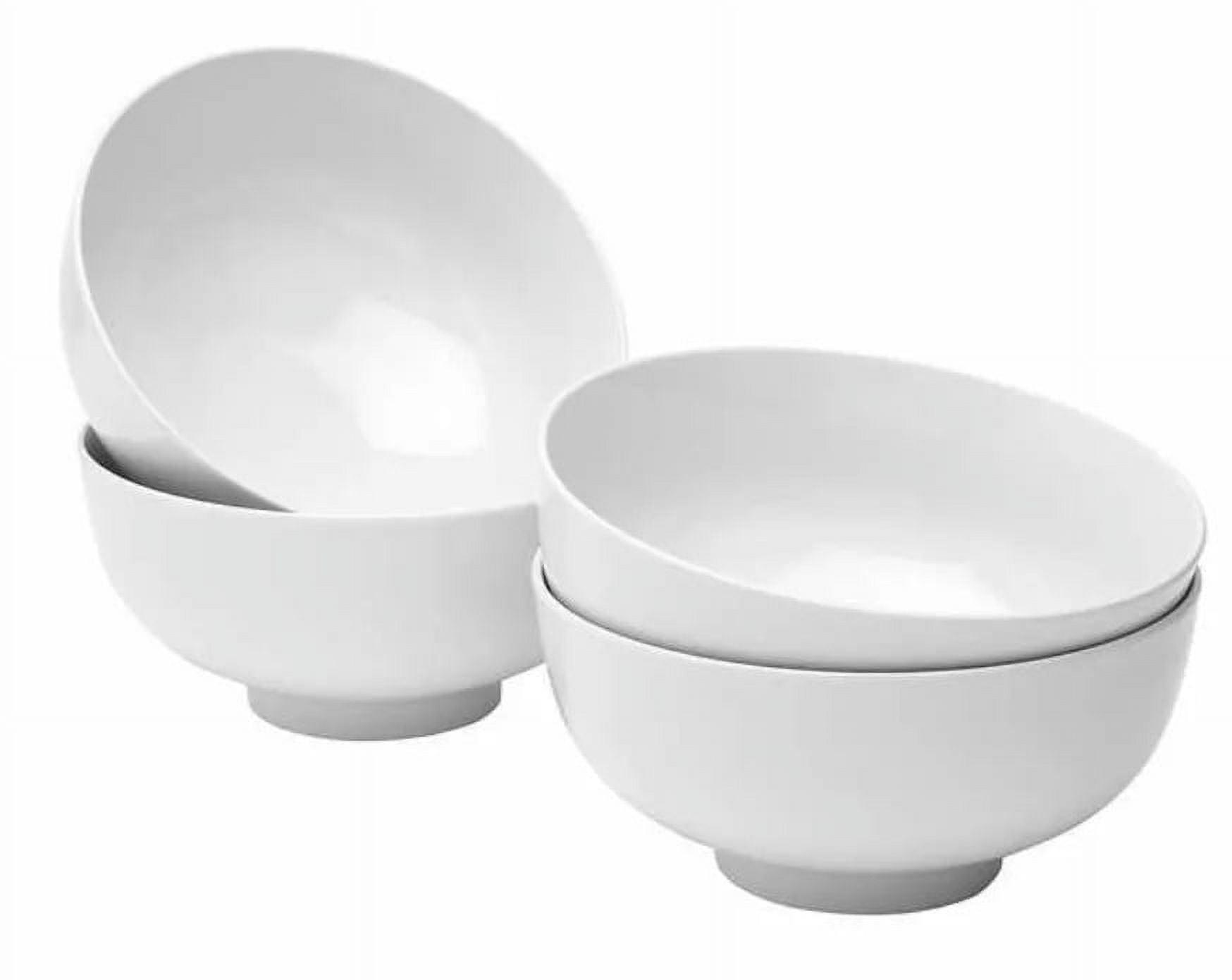 Denmark Classic 4 Piece Porcelain All Purpose Bowls, White