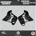 thumbnail image 3 of Kalair GFX Graphics Kit for Kawasaki KDX200 (1991-1994) Warrior Series, 3 of 5