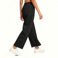 thumbnail image 3 of SAWOBUUN Womens Wide Leg Barrel Sweatpants Elastic Waist Banana Leg Lounge Pants Casual Loose Soft Pants, 3 of 9