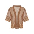 thumbnail image 5 of Caitzr Women's Casual Lace Cardigan Summer Lightweight Crochet Floral Short Sleeve Shrugs Mesh Sheer Bolero Cover Up, 5 of 8