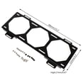 thumbnail image 1 of Fan Bracket 240 Radiator Mounting Bracket Water Cooler for 12/14CM Fan Holder External Computer Case Heatsink Gadget Accessories RED, 1 of 6