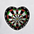 thumbnail image 3 of CafePress - Dart Love Hooded Sweatshirt - Pullover Hoodie, Hooded Sweatshirt, 3 of 3