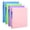 Multicolor-1 inch-light color, variant on Comix 3-ring Binder 1 inch Round Ring, 175 Sheets Organizer with Pockets, 4-Pack Assorted Color