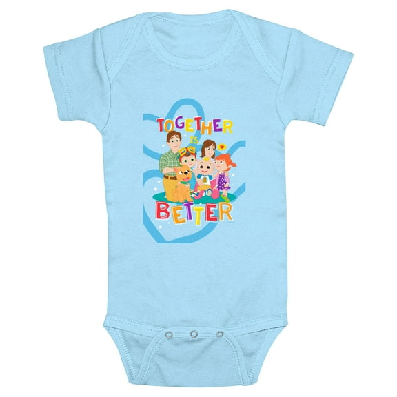 Infant's CoComelon The Family Is Better Together Bodysuit