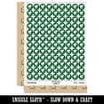thumbnail image 2 of Baby Chick Chicken Standing Solid 200+ Round Stickers - Dark Green - Matte Finish - 0.50" Size, 2 of 3