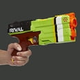 thumbnail image 3 of Nerf Rival Kronos XVIII-500 Blaster, retrocarga, 5 rondas rivales, acción de resorte, velocidad de 90 FPS, verde (exclusivo de Amazon), 3 of 5