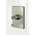 thumbnail image 3 of Kingston Brass KB6348PL Demure Single-Handle Pressure Balanced Tub and Shower Faucet, Brushed Nickel, 3 of 7