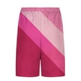 thumbnail image 5 of LIBRCLO Mens Swim Trunks with Liner 2 in 1 Quick Dry Bathing Suits Striped Coconut Tree Print Lightweight Breathable Board Shorts Summer Beach Shorts Hot Pink M, 5 of 5