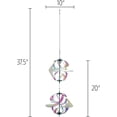 thumbnail image 4 of In the Breeze 2480— Iridescent Double Vortex Spinner — Mesmerizing and Colorful Hanging Wind Spinner, 4 of 5