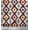 Dark Rose Brown, variant on Soimoi Silk Fabric Stripe,Aztec & Ikat Kilim Print Sewing Fabric Yard 42 Inch Wide