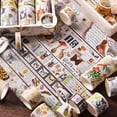 thumbnail image 3 of Journamm 18 Rollos Washi Cintas Set Scrapbooking Arte Collage Álbum De Fotos Decoración Diario Basura Papelería Creativa, 3 of 4