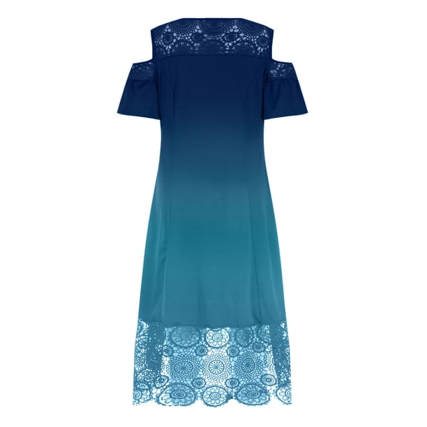 Pompotops Women's Summer Tie One Shoulder Boho Floral Dress Elastic Waist  Tiered Ruffle A Line Flowy Mini Dresses - Walmart.ca