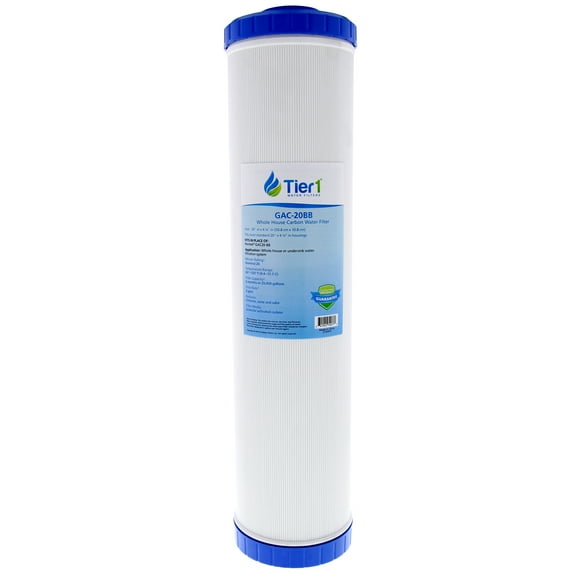 Tier1 Replacement for Pentek GAC20-BB 20 Micron 20 x 4.5 Granular Activated Carbon Block Water Filter