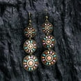 thumbnail image 4 of Sonducket 1 par de pendientes de araña, cuentas bohemias con diamantes de imitación, joyería exagerada colorida y elegante, accesorios de Ropa, zapatos y accesorios Miscelánea seiscientos diecinueve, 4 of 6