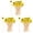 Yellow, variant on 100/300/500Pcs 4.7 Inch Toothpicks for Appetizers, Fancy Picks for Party Decoration Wooden Appetizer Skewers for Charcuterie Sandwich Burgers Fruit Drinks Party