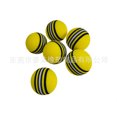 thumbnail image 1 of 厂家直销EVA球 EVA游乐场玩具球EVA高尔夫练习球猫狗宠物彩虹球Yellow42MM Deng Xun unisex, 1 of 2