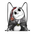 thumbnail image 1 of Goofa The Nightmare Before Christmas Print Drawstring Backpack Bag Sport Gym Sackpack Cinch Bags Drawstring Bags Draw String Sport Bag-Small, 1 of 6