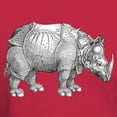 thumbnail image 3 of CafePress - Durer Rhino Black T Shirt - Men's Classic Graphic Cotton T-Shirt, 3 of 4