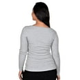 thumbnail image 3 of RWB Womens Long Sleeve Summer Sweater Dress Grey Small, 3 of 3