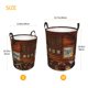 thumbnail image 3 of Fotbe Log Cabin Inside Cesto de Ropa con Asas, Cesto Impermeable de Gran Capacidad, Bolsa de Lavado para Dormitorio, Cesto de Ropa con Ruedas y Asas-Small, 3 of 6