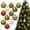 12 M, variant on 24PC Set of Small Christmas Ornaments 1.2-Inch Polka Dot Hanging Christmas Balls for Tree Decoration Red, Green, and White Glittering Plastic Christmas Baubles for Home Indoor Holiday Party Decor