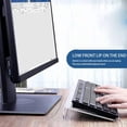 thumbnail image 4 of Computer Tilted Keyboard Holder, Clear Acrylic Keyboard tilt Stand, Universal Elevated Stand for Easy Ergonomic Typing, Computer Gaming and Working at Home and Office, 4 of 7